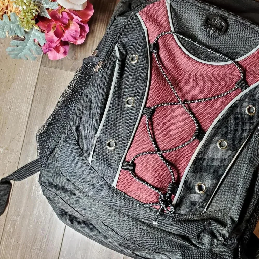 N/A burgundy black